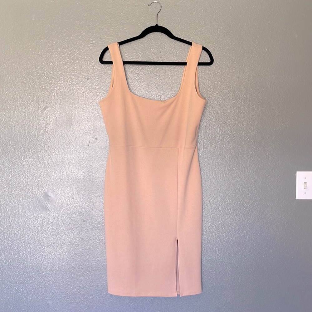 Nude dress misguided NWT